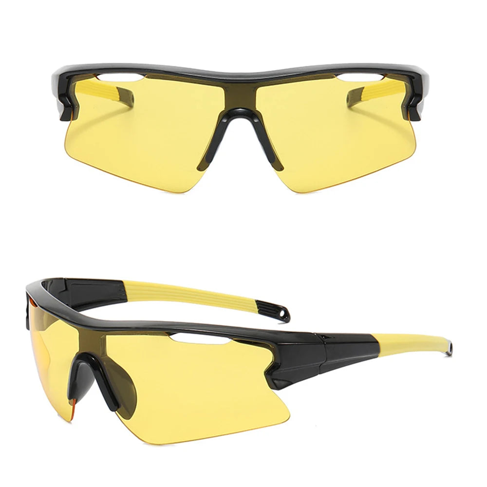 2025 Outdoor Sport Cycling Sunglasses UV400 Mountain Bike Bicycle Glasses Men Women Hiking Running Windproof